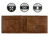 Klondike 1896 Mountain Arthur Landscape Buffalo Leather RFID Wallet, Cognac,