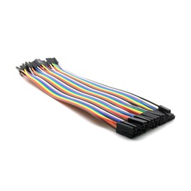 AptoFun 3 in 1 jumper cable/plug-in bridges/wire bridges with female/male/male for Arduino and Raspberry pi (3 in 1 male/male/female/female)