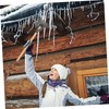 FUNOMOCYA Ice Shovel Snow Removal Tool Metal Ice Breaking Shovel