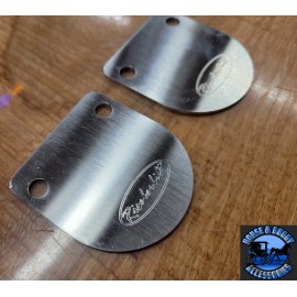 Custom Kenworth roof plate horn kit block off stainless steel paintable custom pair new