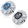 2 Pcs Aluminum Foil Deep Conditioning Hair Cap Reusable Heat