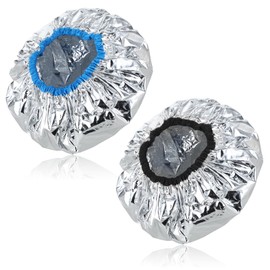 2 Pcs Aluminum Foil Deep Conditioning Hair Cap Reusable Heat Cap For Deep Conditioning Thickened Hair Cap for Oil Treatment Heated Shower Cap Processing Caps for Hair Dye Cap for Home and Salon Use
