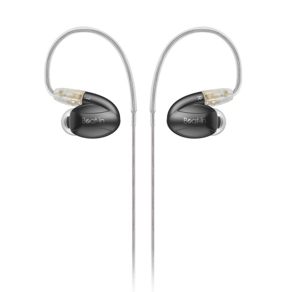Beat-in ハイブリッドイヤホン HYBRID グレー ハイレゾ音源対応 カナル型 MMCX 【日本正規代理店品】 BI10113