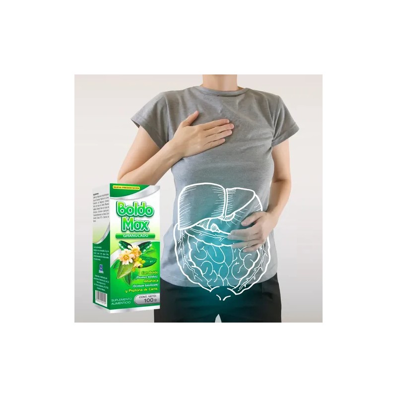 Boldo Max Granulado 2 Cajas Con 100 G Cu Natutech