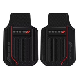PlastiColor New 5pc DODGE Elite Logo Car Truck Front Rear Floor Mats & Keychain