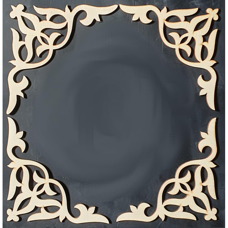 Wooden Ornament - Crafts and Decoration (18 x 18 cm,
