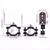 Biqing 2PCS Motorcycle Fog Light Mount Brackets,Universal Tube Light Holder