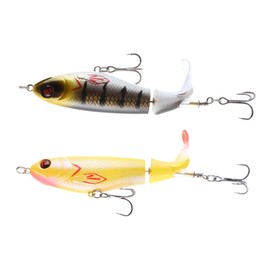 SUPVOX 2pcs Hard Bait Fishing -Like Imitation Baits for Freshwater Realistic Design Fishing Accessories