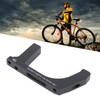 Bike Disc Brake Adapter Aluminium Alloy Black Mounting Bracket Converter