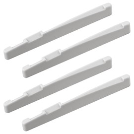 Acoustic Guitar Bridge Saddle Replacement for Graphtech PQ-9272-C0 TUSQ Bridge Saddles Acoustic Guitar Replacement Parts Fit for 72mm Bridge Slot（4-Pack）