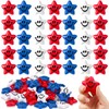 60 Pieces Patriotic Foam Star Stress Ball Bulk Mini Foam