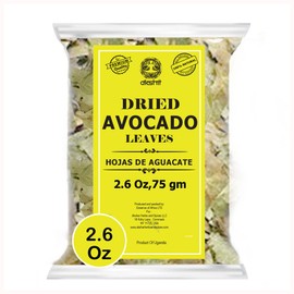 2.6oz Natural Avocado Leaves - Dried Leaves, Hojas De Aguacate Secas, Herbal Leaf Tea, Caffeine-Free, Non-GMO, No Additives. By Akshit
