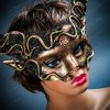ILOVEMASKS Devil Woodland Golden Forest Medusa Snake Long Horns Fairy