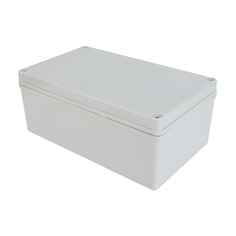 Power Junction Box with Mounting Plate ABS Plastic DIY Electrical