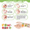 HJZHII 96PCS Summer Fruit Temporary Tattoos, 10 Sheets Cartoon Fruit