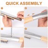 26" Stainless Steel Pizza Oven Brush with Extra Long Heat-Resistant