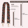 AIOGPD Red Crossbody Bag Strap, 3.8cm Wide Guitar-Style Adjustable Strap