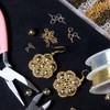 Ferraycle 1200 Pcs Small Screw Eye Pins for Jewelry Making