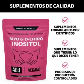 Myo Y D-chiro Inositol Premium Mujer Fortificado Con Zinc, Acido Folico, Inulina De Agave, Vitamina D3 Y Selenio - Woman - Suplemento Alimenticio -(150 Gramos)