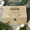 ukgiftstoreonline Grandma Remembrance Large Wooden Memory Keepsake Box Gift