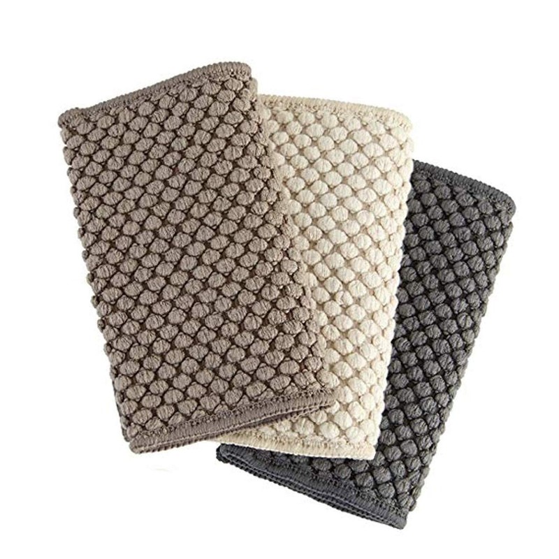 Norwex Counter Cloths, slate, vanilla, mushroom