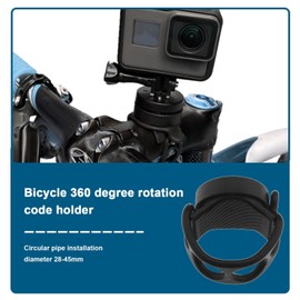 VGOL 360 Rotating Bike Stem Computer Mount Adapter Compatible with Garmin Edge IGPSPORT XOSS 130 520 530 820 830 1000 1030 Plus