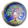 Amogeeli Tree of Life Glass Brass Cabinet Knobs Drawer Locker
