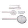 5Pcs Finger Small Joint Goniometer Clear Scale Transparent PVC Finger