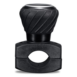 Spurtar Steering Wheel Knob, Universal Car Steering Wheel Aid Assister Spin Knob Fit for Steering Wheel, Cars, Semi Truck, Forklifts, Tractors, Boat, and Golf Cart – Black