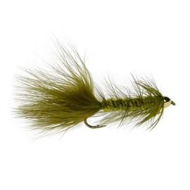 The Fly Crate Conehead Woolly Bugger - Fly Fishing Flies (1 pc) - Olive, 6