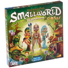 Small World Board Game Cursed! + Royal Bonus + Grand Dames of Small World POWER PACK #2 - Family Game for Kids & Adults, Ages 8+, 2-5 Players, 60 Min Playtime, Made by Days of Wonder