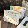 Clapoyis Women's Makeup Pouch, Large Capacity, Square, Cute Pouch, Stylish,