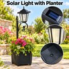 Solar Outdoor Lights with Flower Planter Box – Vintage LED