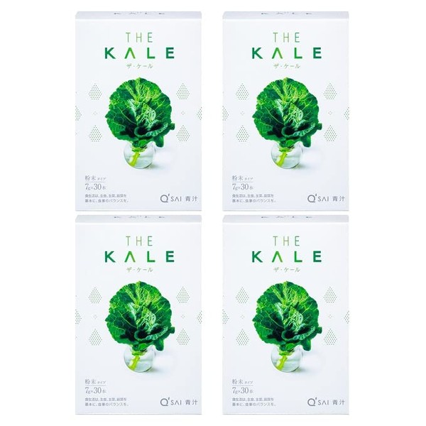 kyu-sai Blue Juice 30 Bao (Type) 4 Box Bulk/Made in Japan Kale Powder 100% (G X 30 Bao)