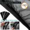 AUTOXBERT 4× Universal Car Side Window Sun Shade Breathable Screen