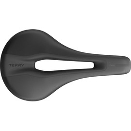 Terry Fly Exera Max 423 007 13 Bicycle Saddle for Men in Black, Padding: Comfort Foam, Seat Width: 12 cm - 15 cm