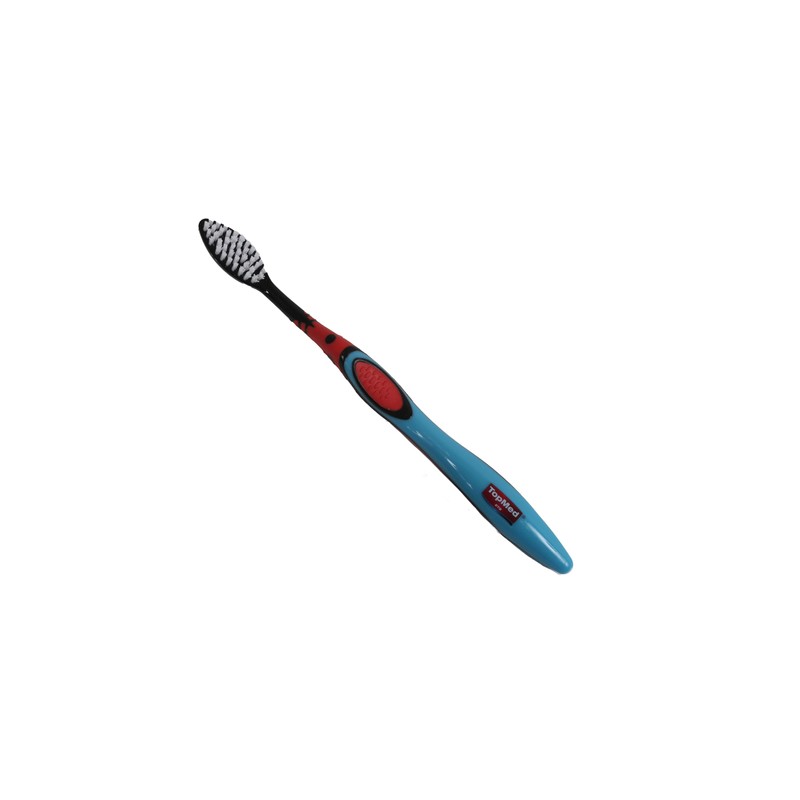 Top Med ETS Smokers Toothbrush Extra Hard (Red and Blue,