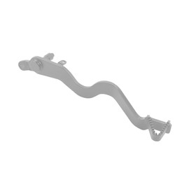 PIKPOP Motorcycle Rear Brake Lever Foot Pedal Compatible with Kawasaki KLX250 2009-2020 KLX300 KLX300R KLX300SM 2020-2025(Silver)