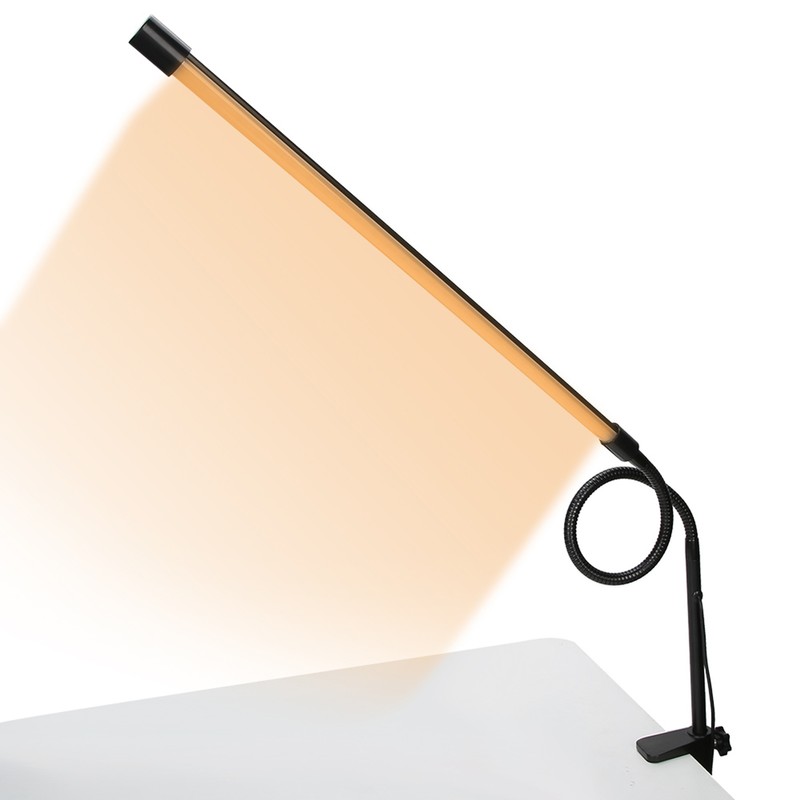 Long Arm Flexible LED ClipOn Beauty Tattoo Lamp Dimmable Nail