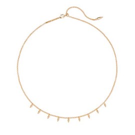 Kendra Scott Addison Adjustable Length Choker Necklace for Women, Fashion Jewelry, 14k Rose Gold-Plated