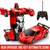 2.4GHz RC Transforming Car Robot Toy – One-Button Deformation Racing