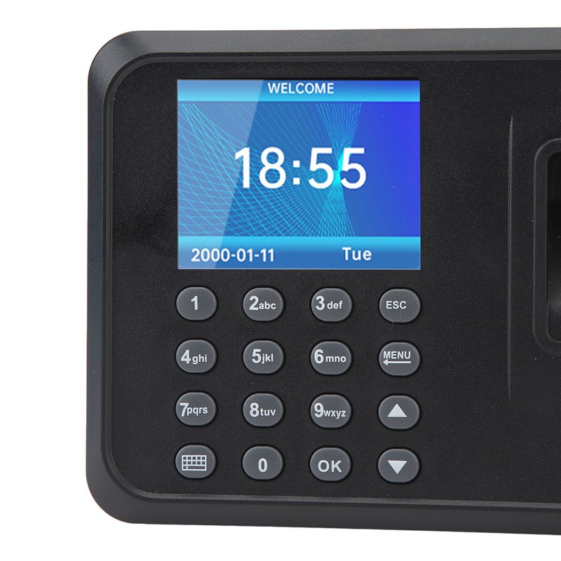 Fingerprint Attendance Machine Efficient Management Employee Checking in Recorder 100‑240V