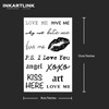 INKARTLINK Temporary Tattoos, 2 Sheets Medium Semi Permanent Tattoo, Adult