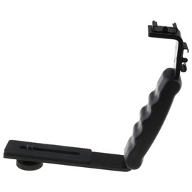 eMagTech Camera Flash L-Bracket 1/4" Tripod Adapter Quick Release Plate Stand Holder for Gimbal Stabilizers SLR Cameras Video Lamps Microphones Monitors Tripods