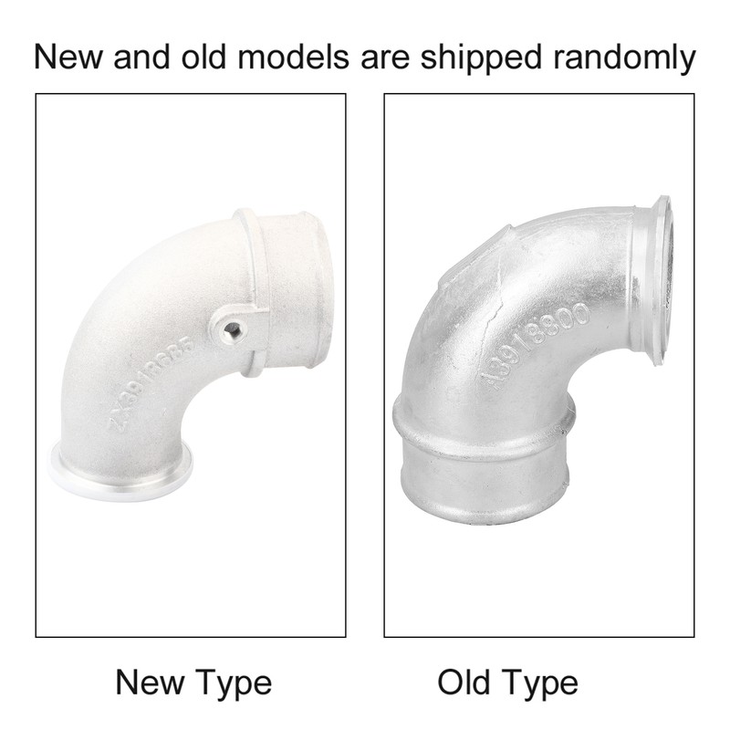90 Degree Turbo Intake Elbow Air Transfer Pipe with Clamp