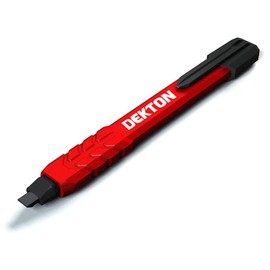 DEKTON DT40995 Refillable Carpenter Pencil, Black/Red