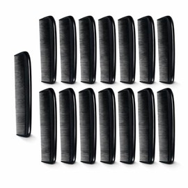 GENTS - Paquete de 15 peines para barba y bigote, tamaño de bolsillo, irrompibles, 15 patillas finas para viajes, sin esfuerzo, Glide Peak Comfort, bo