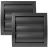 Vent Systems 4'' Inch Anthracite Air Vent Cover, Pack of