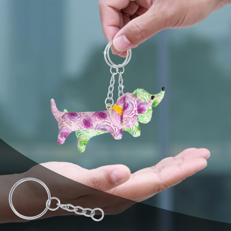 Key Ring with Chain 86 Key Ring Craft Set, 86