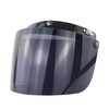 TOPFROP Windproof 3-Snap Lens Shield for Motorcycle Helmets Up Down